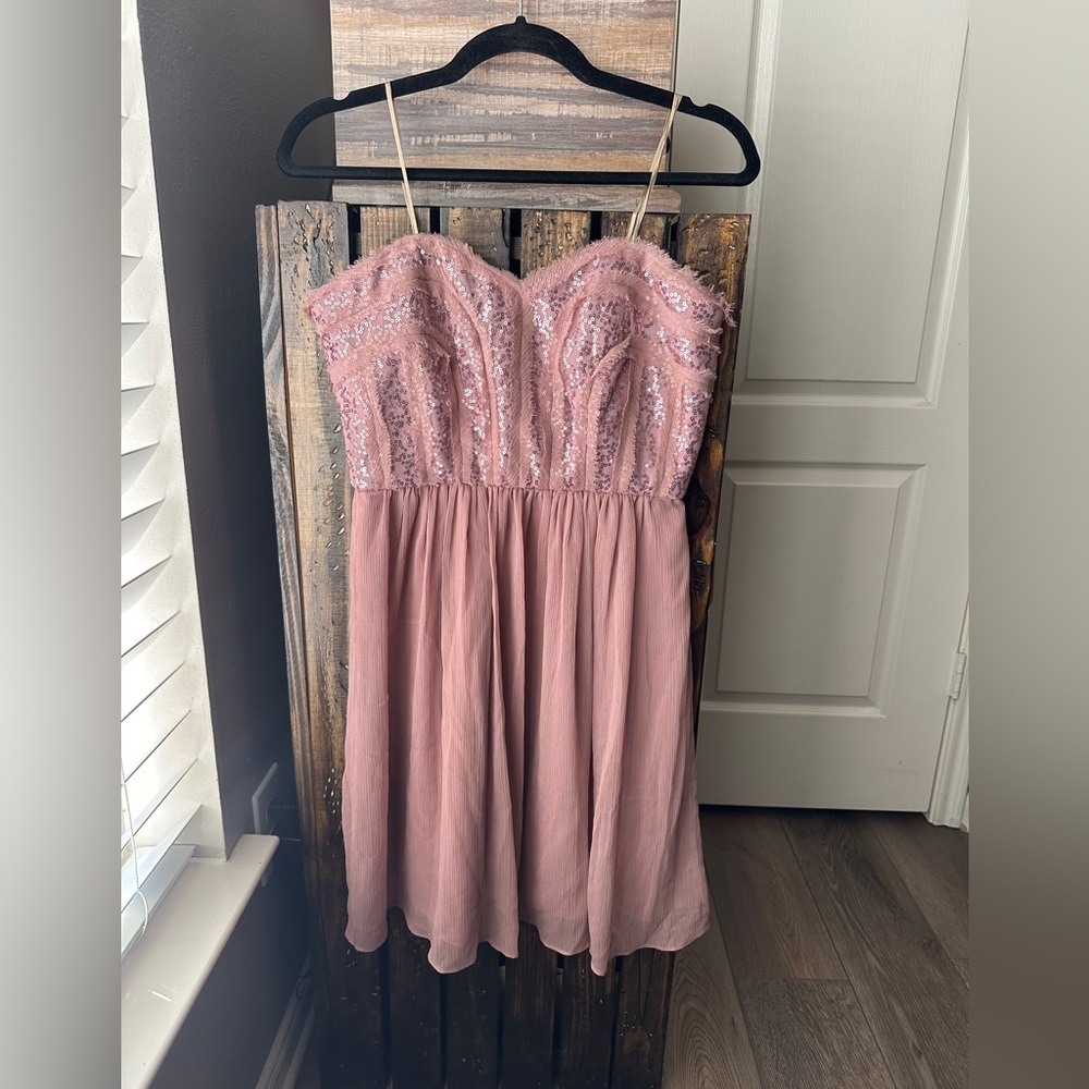 Dusty Rose cocktail dress